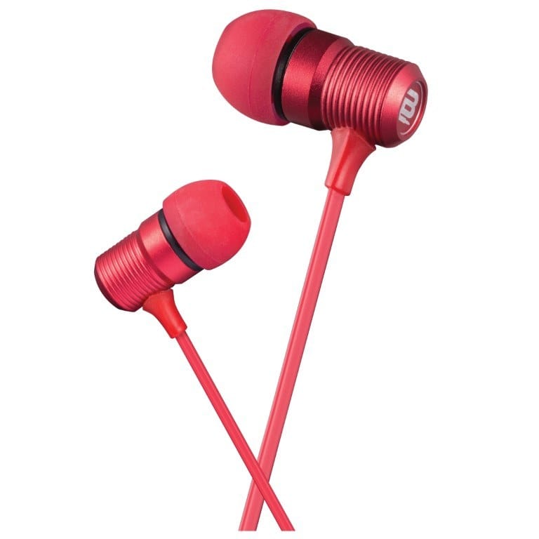 Bounce Beat Series In-Ear Earphones with Microphone Red BO-1006-RD