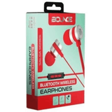 Bounce Salsa Series Bluetooth Earphones Red Black BO-1008-RDBK