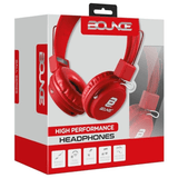 Bounce Ball Series 3.5mm Wired Headset Red BO-2003-RD