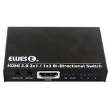 Ellies 3-port Bi-Directional HDMI Switch BPHDMIS3B