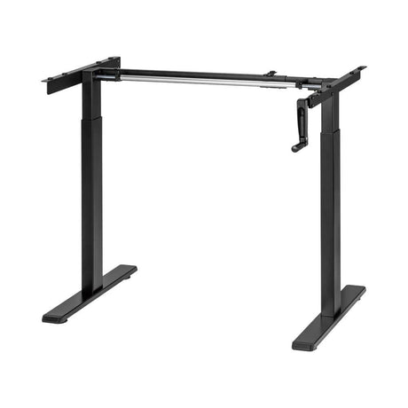 LinkQnet Manually Adjustable Sit-Stand Desk Frame BRK-N08-22D-B