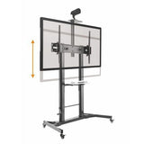 Lumi Large Screen Telescopic Height-Adjustable Steel TV Cart with Crank Handle BRK-TTL03H-610TW