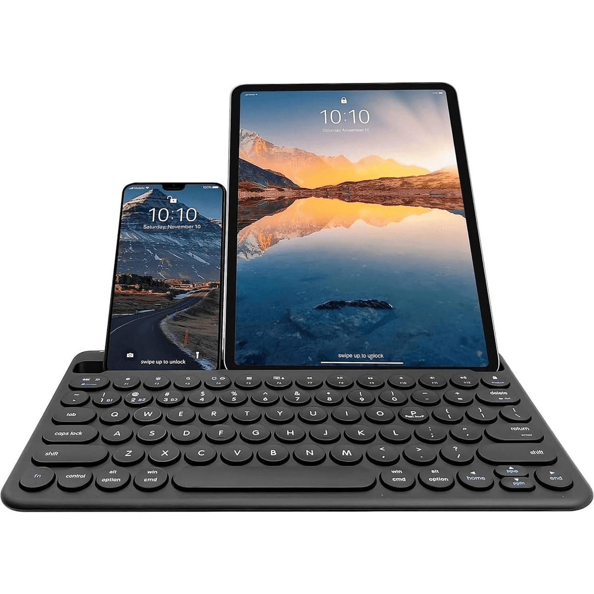 Macally Small Bluetooth Keyboard - Black BTTABKEYBATB