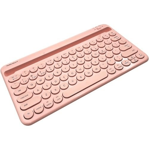 Macally Wireless Bluetooth QWERTY Keyboard - Pink BTTABKEYBATP