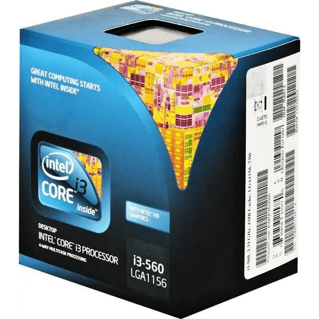 Intel Core i3-560 CPU - Dual Core LGA 1156 3.33GHz Processor BX80616I3560