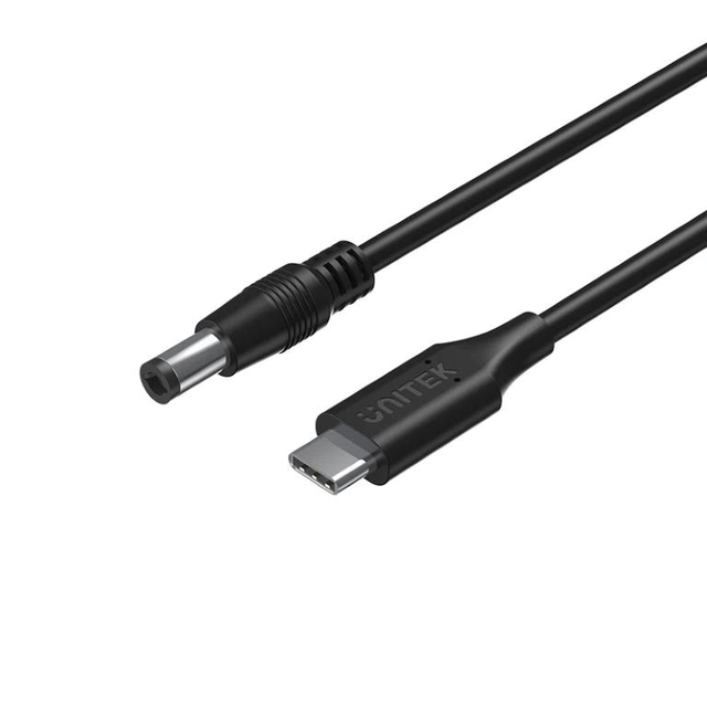 Unitek 65W Type-C to DC Charging Cable 1.8m for Toshiba Notebooks C14116BK-1.8M