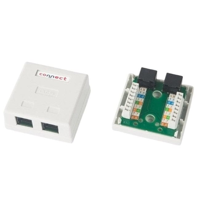 Connect C5ESFB2 Surface Mount CAT5e Box