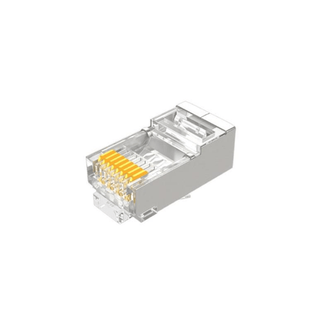 Connect C6RJ45FTP RJ45 STP CAT6 Connectors 100-pack