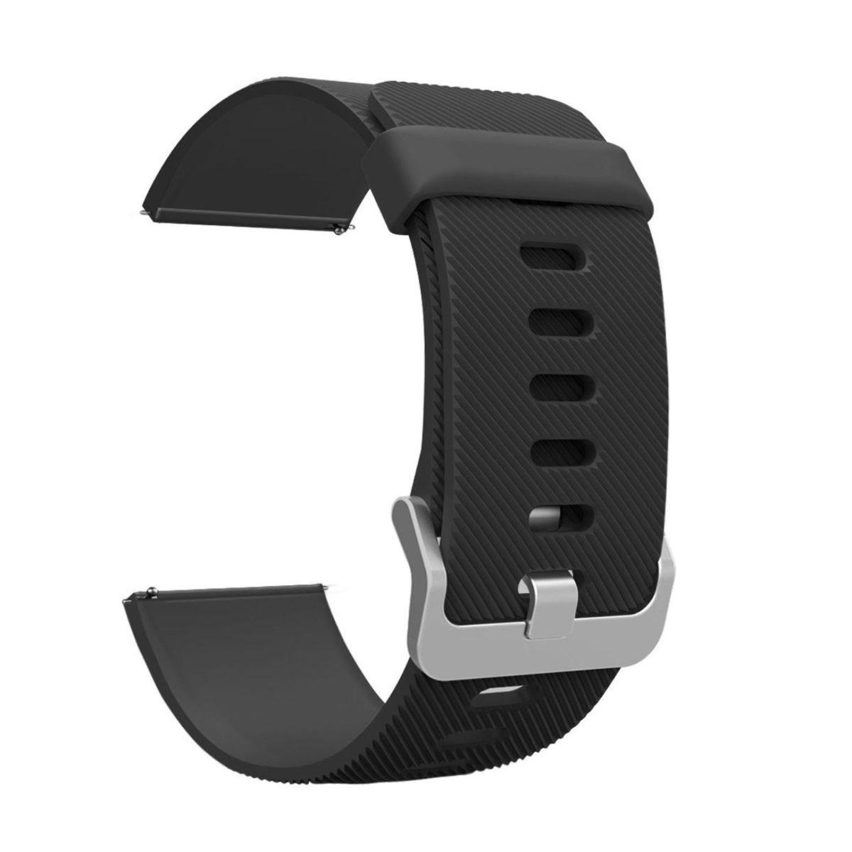 Tuff-Luv Silicone Strap for Fitbit Blaze Black C9_76