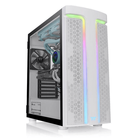 Thermaltake H590 TG ARGB Midi Tower PC Case White CA-1X4-00M6WN-00