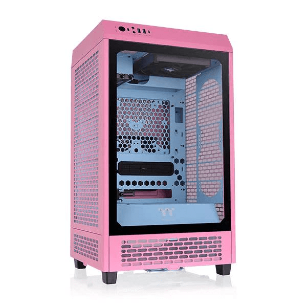 Thermaltake 200 Mini Chassis PC Case Pink CA-1X9-00SAWN-00