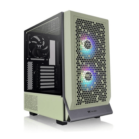 Thermaltake Ceres 300 TG Midi PC Case Green CA-1Y2-00MEWN-00