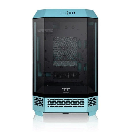 Thermaltake 300 Micro Chassis PC Case Turquoise CA-1Y4-00SBWN-00