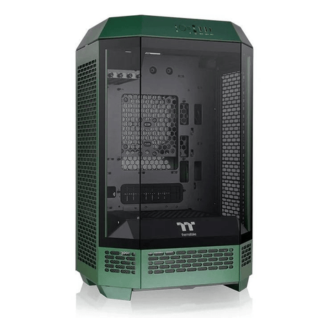 Thermaltake Tower 300 Micro Chassis PC Case Green CA-1Y4-00SCWN-00