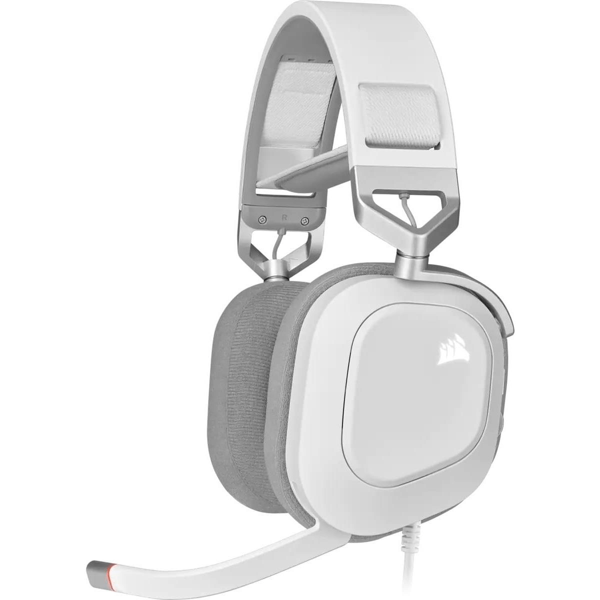 Corsair HS80 RGB USB Wired Gaming Headset - White CA-9011238-AP