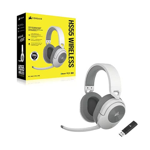 Corsair HS55 Wireless Gaming Headset Carbon White CA-9011281-AP