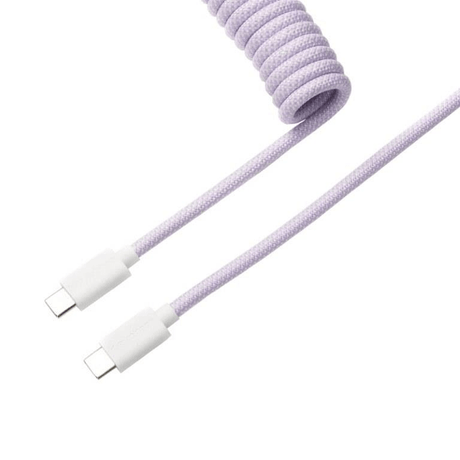 Keychron Cab-17 Coiled Aviator Cable Light Purple