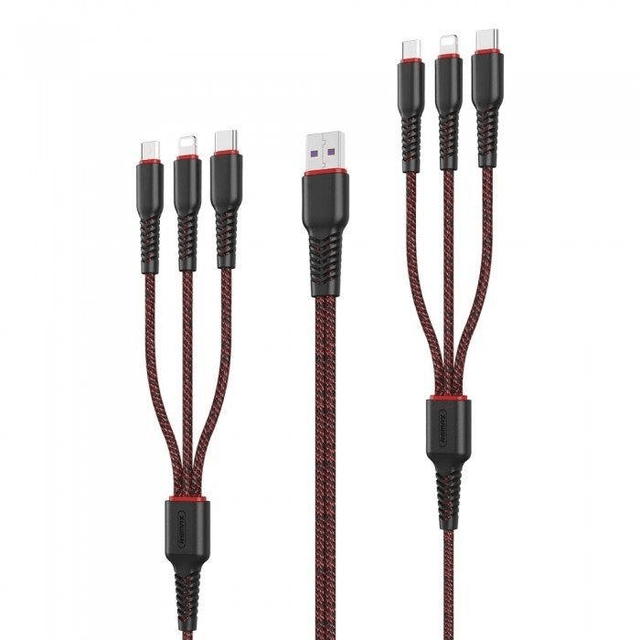 Remax Share RC-153 1m 6-in-1 Charging Cable Black CAB-6-1-RC-153-BLK