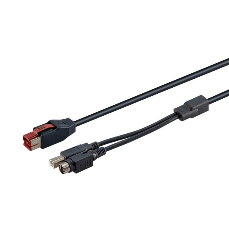 LinkQnet 24V USB Y-Splitter 4m Cable CAB-POWER-USB-24V-R