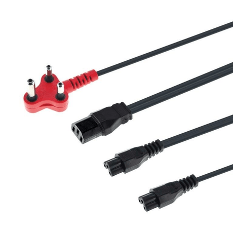 LinkQnet Multi-Headed Dedicated Power Cable 4m CAB-PWR-1IEC-2CLO-4M