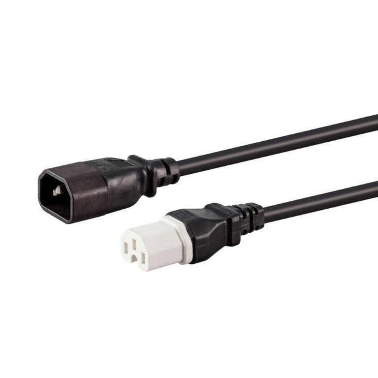 LinkQnet C14 to C15 Hot Power Extension Cable 1.8m CAB-PWR-IEC-C15-1.8M