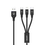 Unitek 1m 3-in-1 USB-A to USB-C Lightning Multi Charging Cable CAB-USB-3IN1-U