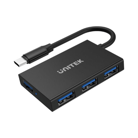 Unitek USB 3.1 4-port Type-C Hub Black CAB-USB-H1301A