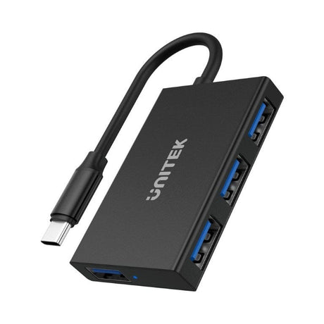 Unitek USB 3.1 4-port Type-C Hub Black CAB-USB-H1301A