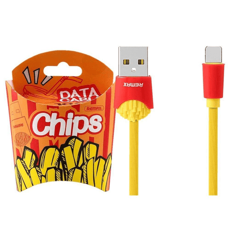 Remax Chips RC-114I 1m USB to Lightning Cable Yellow CAB-USB-LIGHT-1M-Y