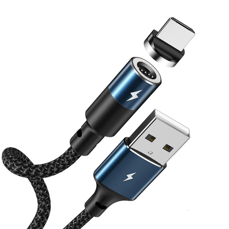 Remax Zigie RC-102M 1.2m 3A Micro Magnetic Cable Black CAB-USB-MICRO-1.2MB