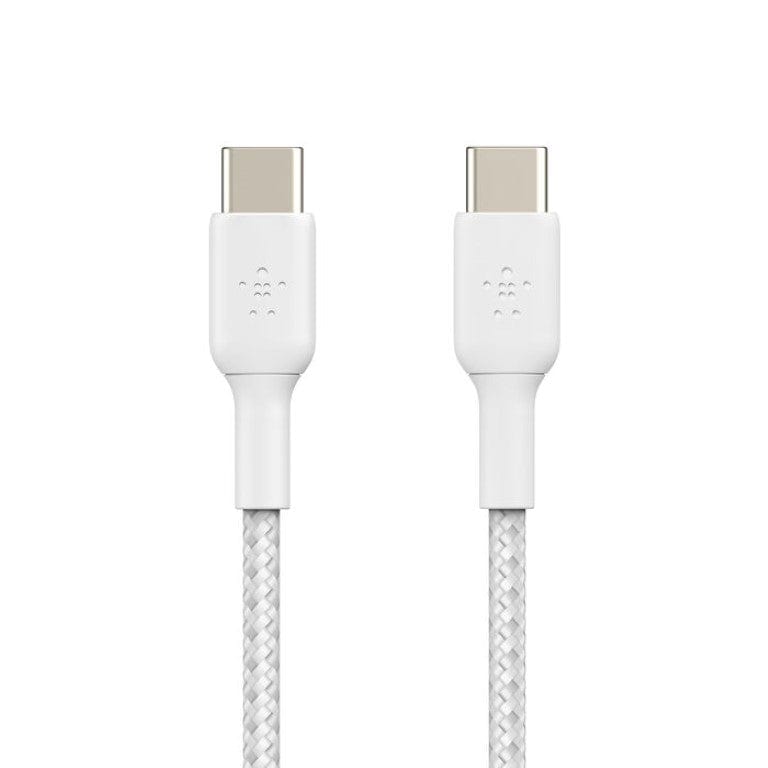 Belkin BoostCharge USB Type-C to USB Type-C 1m Braided Cable 2-pack White CAB004BT1MWH2PK