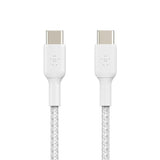 Belkin BoostCharge USB Type-C to USB Type-C 1m Braided Cable 2-pack White CAB004BT1MWH2PK