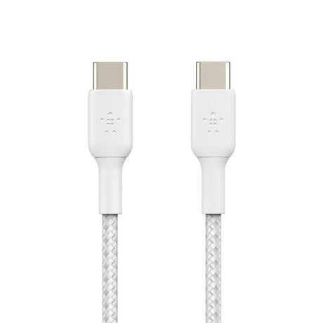 Belkin BoostCharge USB Type-C to USB Type-C 1m Braided Cable 2-pack White CAB004BT1MWH2PK