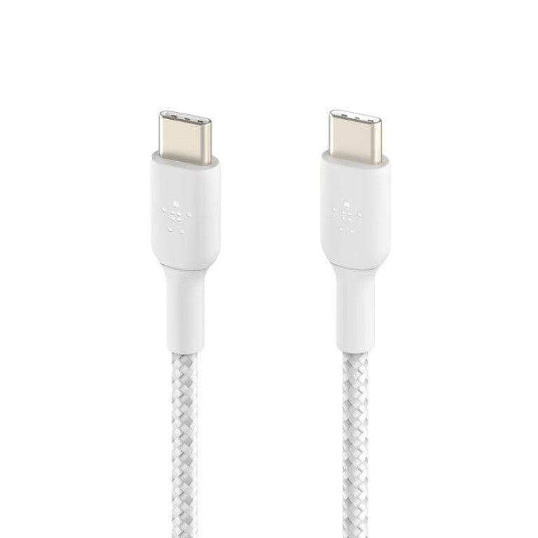 Belkin BoostCharge USB Type-C to USB Type-C 1m Braided Cable 2-pack White CAB004BT1MWH2PK