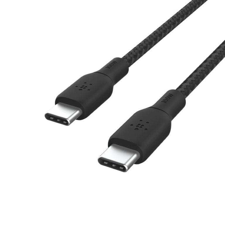 Belkin BoostCharge 100W PD USB Type-C to USB Type-C 2m Braided Cable Black CAB014BT2MBK