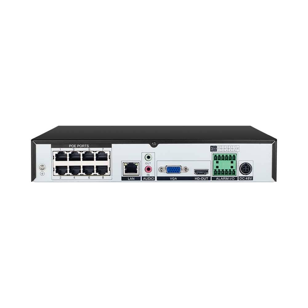 Sunell NVR 8-Channel 1 Bay 1x LAN H.265 CAM-NVR2508E1-E