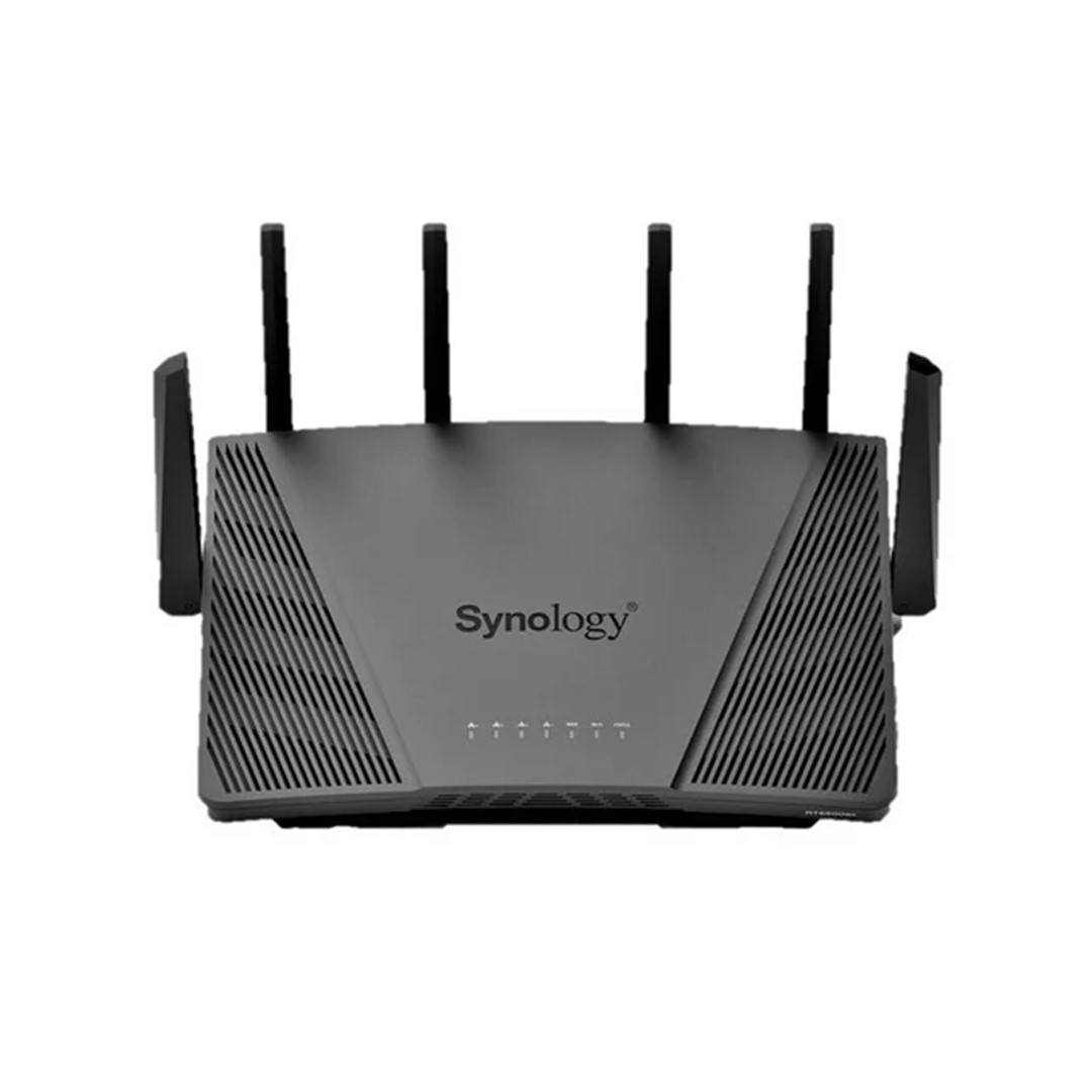 Synology RT6600AX Wi-Fi 6 Wireless Router - Tri-band 2.4GHz/5GHz/5GHz Gigabit Ethernet CAS-NASBOX-RT6600AX