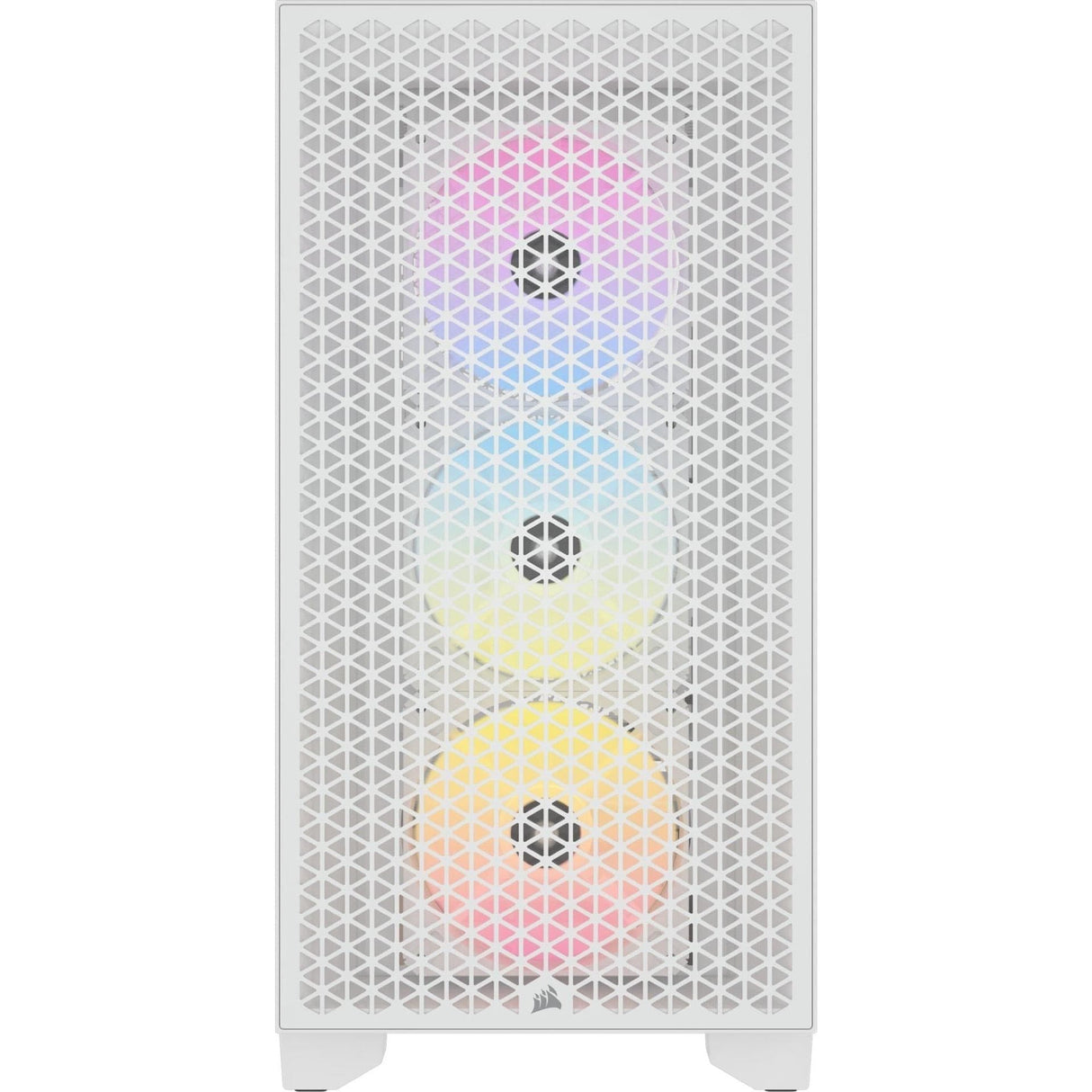 Corsair 3000D RGB AirFlow Clear ATX Mid-Tower PC Case - White CC-9011256-WW