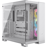 Corsair iCUE Link 6500X RGB Tempered Glass Steel ATX Mid-Tower Gaming PC Case - White CC-9011270-WW