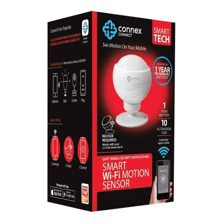 Connex Smart WiFi Motion Sensor Rechargeable CC-S2000