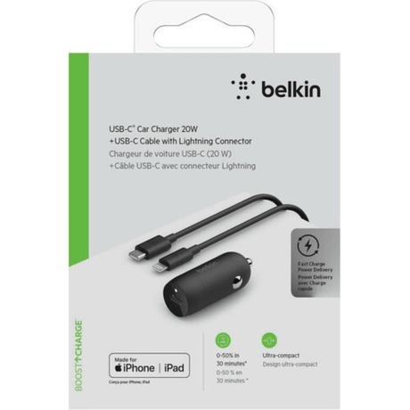 Belkin Type-C Car Charger CCA003BT04BK