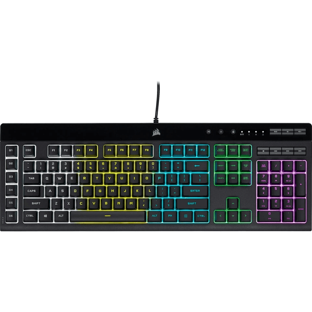 Corsair K55 RGB Pro Lite RGB Rubber Dome USB Wired Gaming Keyboard CH-9226065-NA