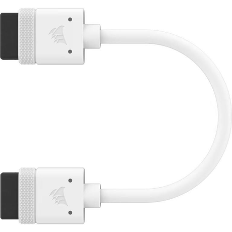 Corsair iCUE 100mm with Straight Connectors Link Cable White 2-pack CL-9011129-WW