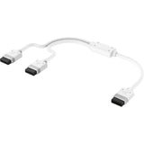 Corsair iCUE 600mm Y-Cable with Straight Connectors White Link Cable CL-9011132-WW