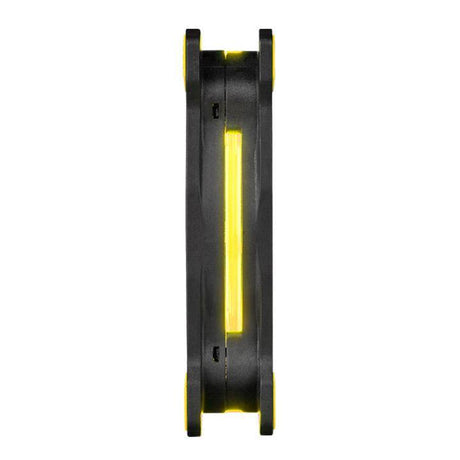 Thermaltake Riing 14 Computer Case Fan 140mm Black and Yellow 1400rpm CL-F039-PL14YL-A