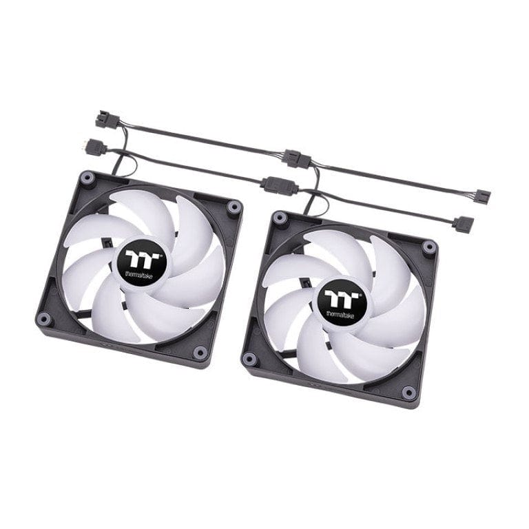 Thermaltake TT CT140 ARGB Sync PC Case Fan Black 2-pack CL-F150-PL14SW-A