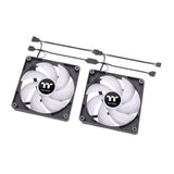 Thermaltake TT CT140 ARGB Sync PC Case Fan Black 2-pack CL-F150-PL14SW-A