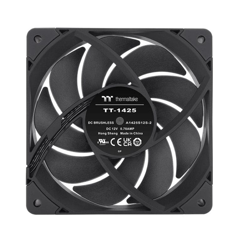 Thermaltake TOUGHFAN 14 Pro PC Case Fan 140mm Black 2-pack CL-F160-PL14BL-A