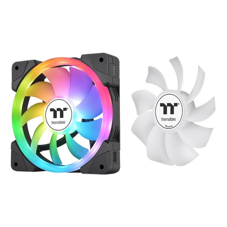 Thermaltake SWAFAN EX14 ARGB PC Case Fan 140mm Black 3-pack CL-F168-PL14SW-A