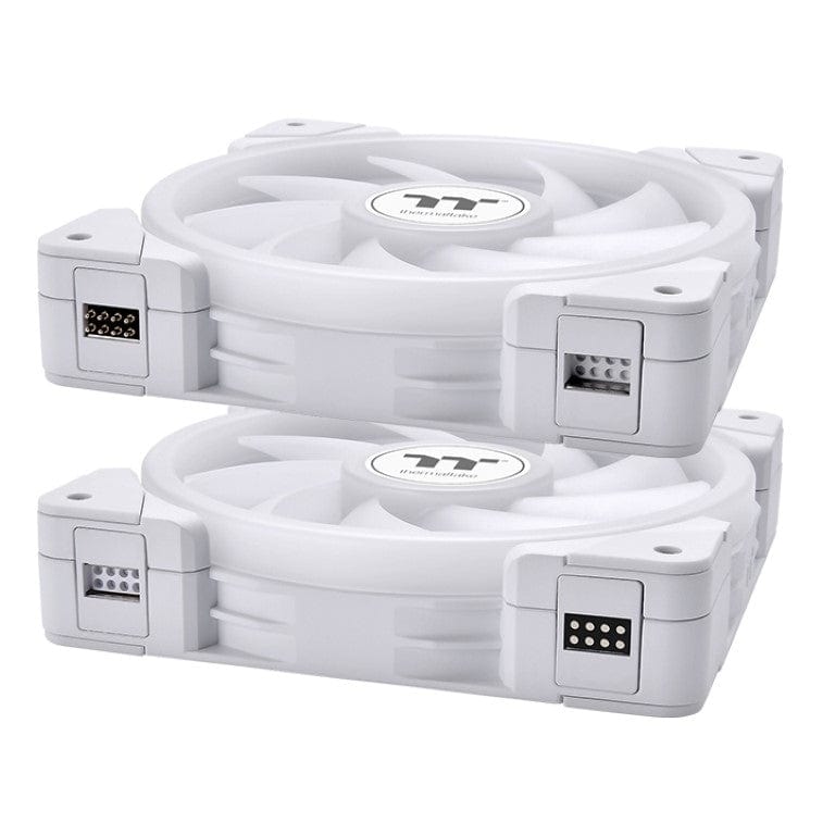 Thermaltake SWAFAN EX12 ARGB Sync PC Case Fan 120mm White 3-pack CL-F169-PL12SW-A